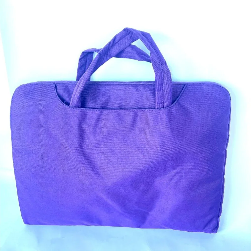 FOPATI Laptop Case Dark Purple Crossbody Laptop Bag